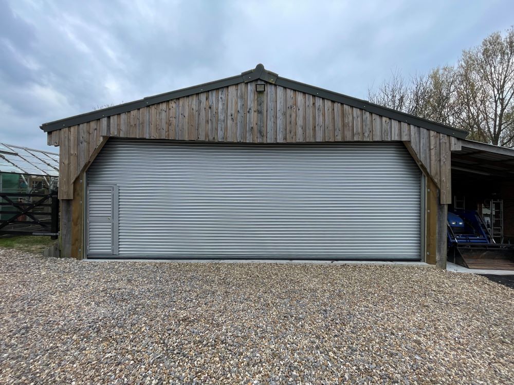 Personnel door for commercial and industrial building