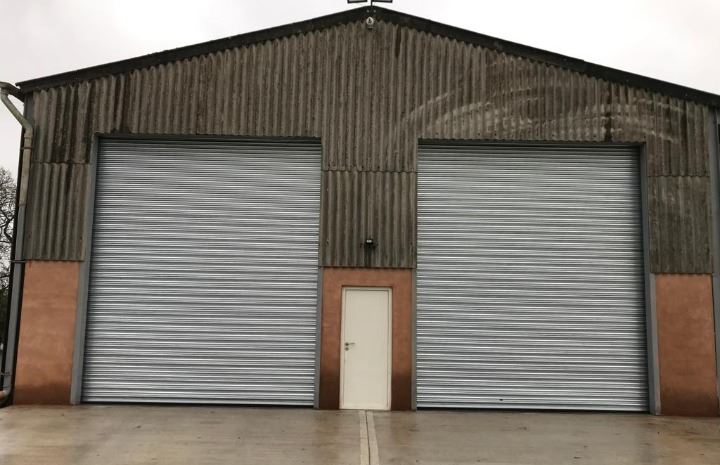 Industrial roller shutter doors